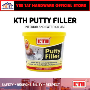 [ KTH ] Putty Filler Cellulose Filler For Cement And Wood Surfaces 500g