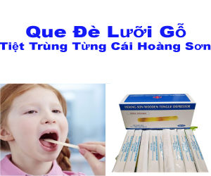 Que Đè Lưỡi Gỗ Tiệt Trùng Từng Cái Hoàng Sơn