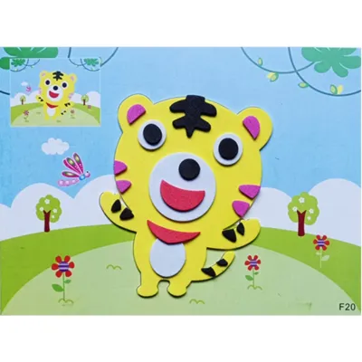 DIY Craft kids EVA Diy Art Craft Sticker Foam kids Children Fun Activity Party Gift Door Gift Kindergarten