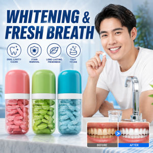 Probiotic Stain Removing Dental Tablets Teeth Whitening Oral Hygiene Tablets Anti-Bacterial Stain Removal Chewable Tablets Oral Care