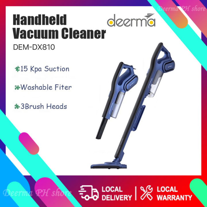 Deerma DX810 handheld vacuum cleaner strong suction wired vacuum