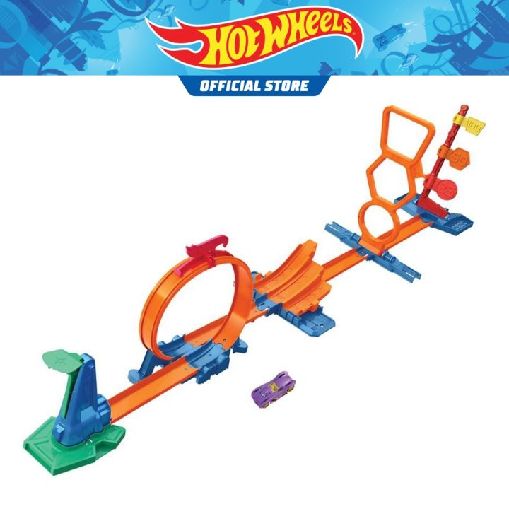 Hot Wheels STEAM Drop & Score Playset - Pendulum Launcher Toy With 1 Car, Educational Physics Game For Kids 6+