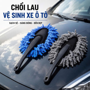 Chổi Lau Bụi Xe Hơi Vải Sợi Mềm Dày - Làm Sạch Bụi Nhanh Không Tốn Nhiều Công Sức