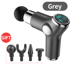 Mini Fascial Gun Deep Portable Muscle Massage Gun Deep Tissue Percussion Electric Full Body Massager LCD Touch Training Exercisin Body Shaping Gym Body Slimming