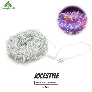 [Jocestyle Mall] 50M Christmas LED Outdoor Fairy Lights 400 LED IP65 Waterproof 8 Modes Holiday Decoration