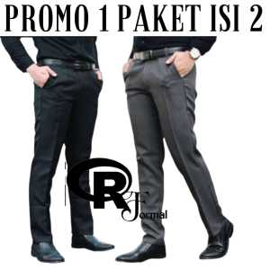 PROMO GILA!!!!! BELI 2 CUMAN 85 RIBU1PAKET ISI 2 Celana panjang pria formal/kerja model slimfit bahan wool /celana jas bagus murah cod 05