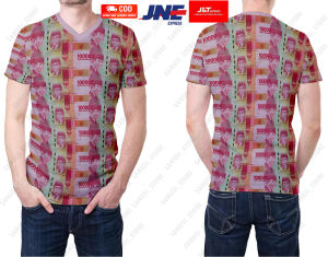 Jersey uang 100000 seratus ribu full printing sublim dan buff unik