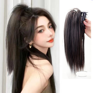 Búi giả đuôi gà dài 35cm B08C 💖FREESHIP💖 tóc giả đuôi gà búi tóc giả nữ búi ngoạm tóc giả búi tóc nữ