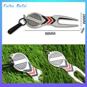[Feibe Befei] Golf Repair Tool Ball Magnetic Alloy Marker With Hook Standard Accesories