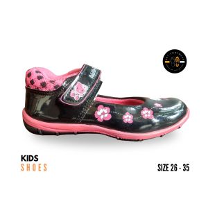 [31-35] Sepatu Sekolah Anak/ Sepatu Pantofel Anak TK Perempuan Hello Kitty Kilap - Art Footwear