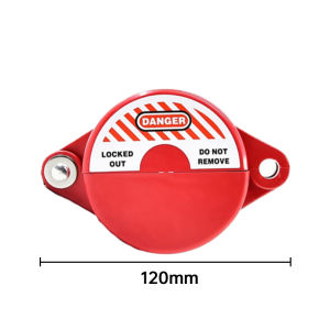 1-2.5 Inch Gate Valve Safety Lockout Disc Plastic Water Gas Pipe Valve Rotation Locking Tank