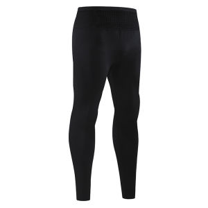 Compression Marathon Running Tights Men Women Sport Trousers Yoga Leggings with Wrap-Around Mesh Fanny Pack Quick Dry Exercise Pants BB334