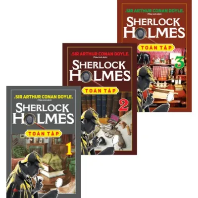 Sách - Sherlock Holmes Trọn Bộ 3 Tập Mới Nhất 2024 (Bìa Cứng)