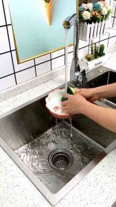 Dispenser Sabun Cuci Piring Plus Sponge Soap Pump Holder Spons 2in1