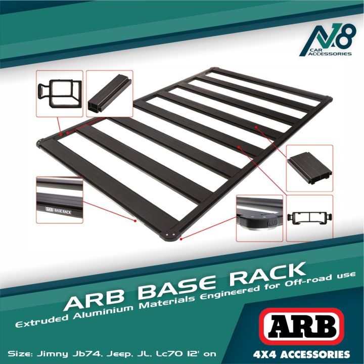 ARB BASE Rack Flat Rack Jimny2019+, LC70 12' On 1545x1285 Genuine ...