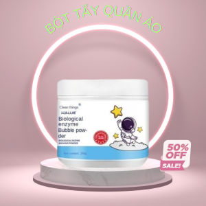 Bột tẩy trắng quần áo Enzyme Sinh Học 300g  tẩy trắng quần áo đánh bay vết bẩn khử vết ố vàng