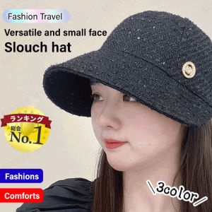Vivirich หมวกกระเบนสไตล์ผู้หญิง หมวกแฟชั่นทันสมัย ปกป้องแสงแดด และเน้นความทันสมัย