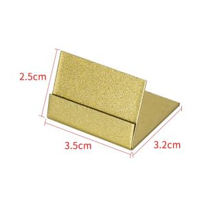 SIRENXI Gold Name Card Clip Stand Durable Metal Place Card Holder Display Stand DIY Menu Holder Wedding Restaurant