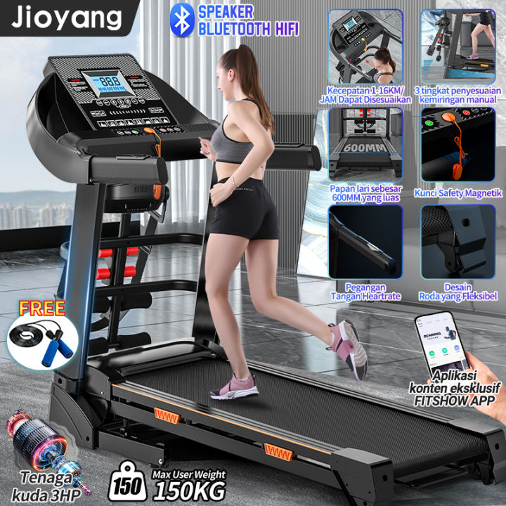 jioyang Treadmill Elektrik Peralatan Gym Kokoh dan Tahan Lama Treadmill  Elektrik Serbaguna—Super Murah Lazada Indonesia - Main Image