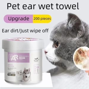 Pet Era and Eye Wet Scarf Cat and Dog To Tear Stains Remove Clean Paper Wet Scarf 130/200pcs