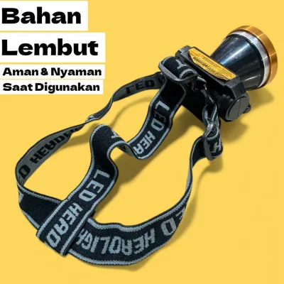 CUCI GUDANG PREMIUM TALI SENTER KEPALA UNIVERSAL LEBIH TEBAL DAN NYAMAN DIGUNAKAN