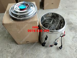 NỒI NẤU PHỞ 20L   NẤU HỦ TIẾU CÓ CÔNG TĂC BẬT SÔI LIÊN TỤC