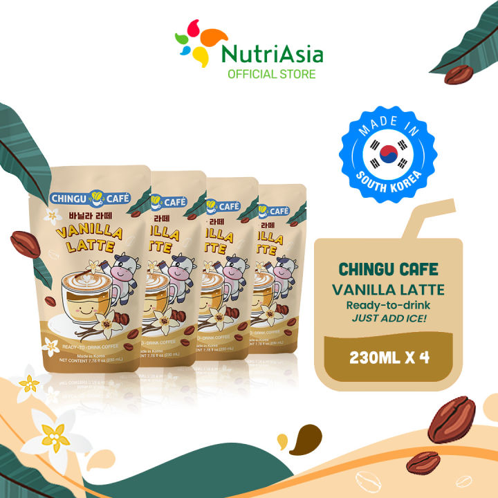 Chingu Café Vanilla Latte 230ml Bundle of 4