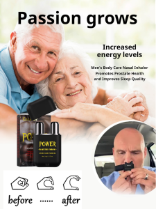 Mens Endurance Essential Oil Nasal Inhaler Energy Bar Strength Training Decompression Soothing Lasting