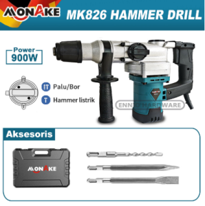 MONAKE Rotary Hammer Drill Mesin Bor Beton Listrik Electric Hammer - MK810