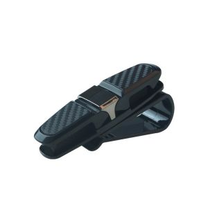 【CCWOLF】Carbon brazing car glasses clip multi function car sunglasses double clip sun visor sunglasses bill clip car accessories