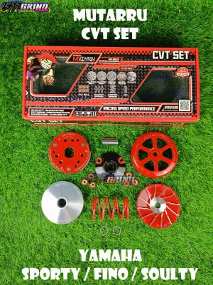 MUTARRU CVT SET YAMAHA MIO SPORTY / MIO SPOULTY / FINO / MIO 115 COMPLETE CVT SET MADE IN JAPAN