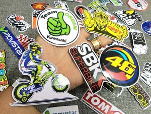 Một Tem Sticker trang trí oto xe máy 003 (1 tem ngẫu nhiên)