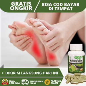 Obat Telapak Kaki Sakit dan Panas Obat Telapak Kaki Kaku Obat Telapak Kaki Kebas Obat Telapak Kaki Kesemutan Obat Sakit Tumit Kaki Obat Nyeri Tumit Obat Radang Tumit Obat Taji Tumit Obat Herbal Sakit Telapak Kaki Dengan Keloreena 50 Kapsul