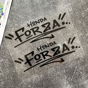 2PCS for Honda Giorno 125 Forza 125 350 Lead 125 Sticker Motorcycle Windshield Reflective Decal Scooter Front Body Decorative Sticker Motorcycle Accessories