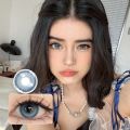 [✅COD] MYSTICEYES  SOFTLENS HIMALAYA SERI BLUE COLOR LENSA MINUS -0.00-6.00 14.0 MM. 
