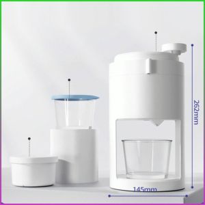 เครื่องบดน้ำแข็ง ขนาดเล็ก ง่าย เครื่องกบน้ำแข็ง โปร่งใส มีด หนาขึ้น สแตนเลส ทนทาน