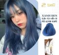 NHUỘM TÓC MÀU XANH ĐEN- nhuộm tóc màu xanh dương đen màu nhuộm Kami  100ML  GỒM TRỢ NHUỘM. 