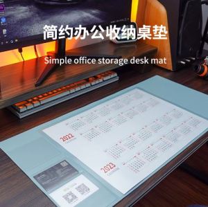 [Local Seller] PVC Waterproof Anti-Slip Large Size Desk Pad Multifunction Desktop Organizer Computer Laptop Mouse Pad Protector Mat