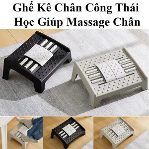 Ghế Kê Chân Công Thái Học Làm Việc Tại Nhà Văn Phòng Có Trục Lăn Massage Chân