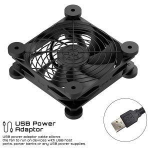 upHere USB Fan Silent 120mm Fan For Computer Cases TV Box Router Cooler Laptop Cooling Fan