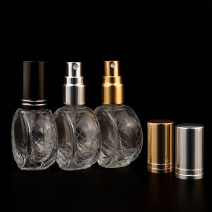 50ml/30ml Empty Glass Perfume Spray Bottle/Portable Refillable Perfume Bottle Cosmetic Container