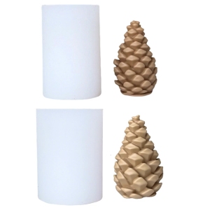 Flexible Pinecone Silicone Mould for Christmas Craft Casting and Plasters Decoration