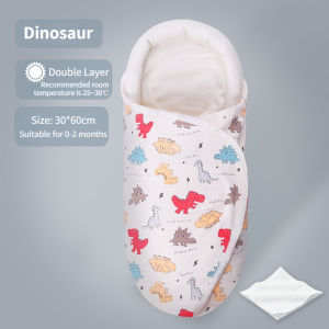 Receiving Blanket for Newborn Adjustable Baby Swaddling Wraps Soft Cotton Envelopes For Infant Safety Receiving Blanket
