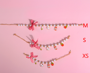 Vòng Cổ Hạt Ngọc Dễ Thương Cho Chó Mèo Thú Cưng