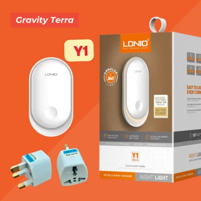 LDNIO Y1/Y2 LED Night Light Intelligent Sensor Touch Sensor Lampu Tidur Auto Light Sensor Light Sleep Lamp Aesthetic Plug in Night Light小夜灯