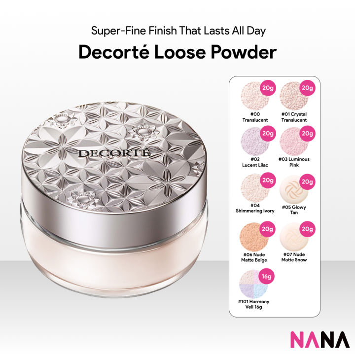 DECORTÉ Loose Powder #101 Harmony Veil 16g All Types Skin
