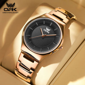 Đồng hồ OPK cho nam không thấm nước chính hãng 2025 không gỉ Mới dây đeo thép thời trang kinh doanh giản dị với Đồng hồ nam Hộp quà tặng