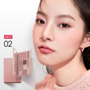 huge discountsCarslan 10 Color Eyeshadow Palette Versatile Matte/Glow Easy to Use for Beginner Makeup FREE BRUSH 18g