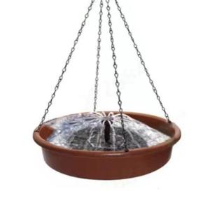 Hanging Bird Feeders Bird Bath Seed Feeders Solar Powering Bird Fountain for Outside Hummingbirds Feeders for Outdoors
