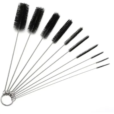 10Pcs Set Utility Nylon Straw Brush Cleaner Bottle Tube Pipe Small Long Cleaning Tool Straw Brush Kitchen cleaning tools